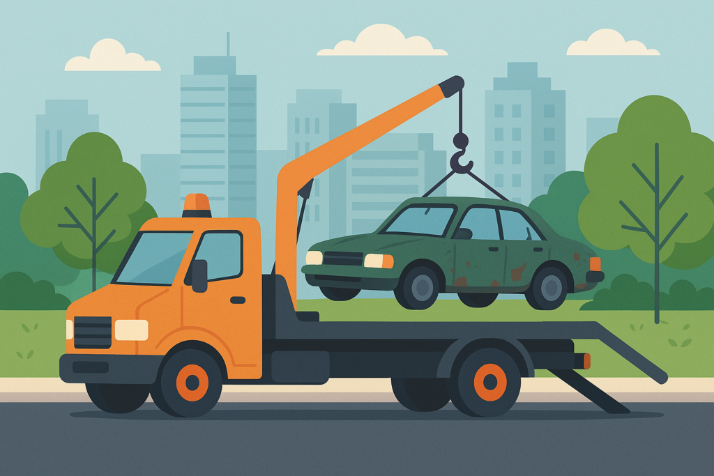 Demolizione gratuita veicoli abbandonati Ripuliamo la città per un impatto sociale e ambientale